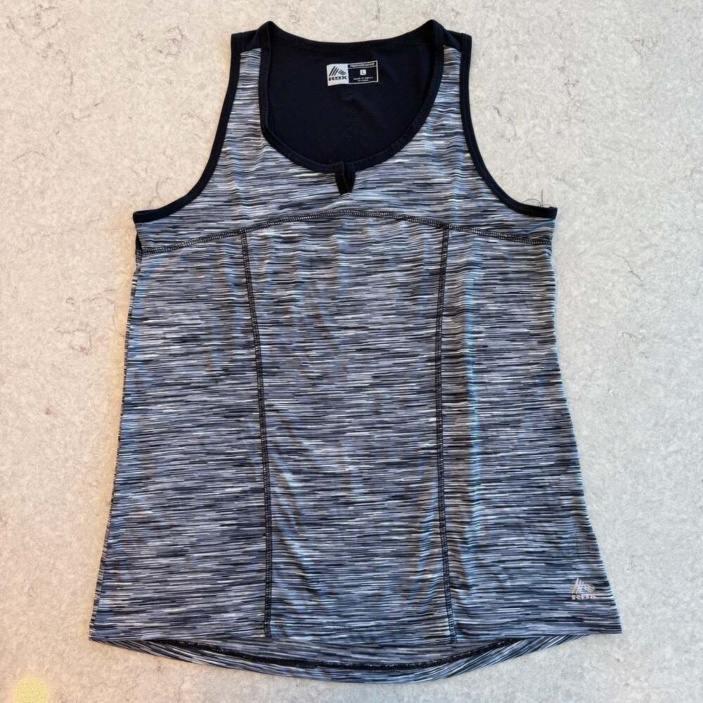 RBX Performance X-Dri Space Dye Racerback Athletic Tank Top